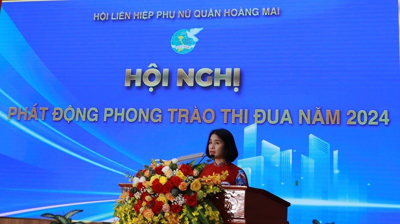 Phụ nữ Hoàng Mai đoàn kết, sáng tạo tăng cường ứng dụng công nghệ thông tin trong hoạt động Hội - ảnh 2