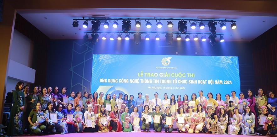 Trao giải cuộc thi Ứng dụng công nghệ thông tin trong tổ chức sinh hoạt Hội năm 2024 - ảnh 1