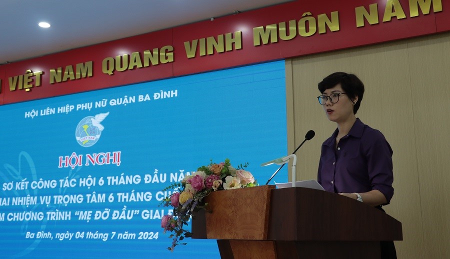 Quận Ba Đình: Nhiều công trình, phần việc vì phụ nữ, trẻ em - ảnh 2