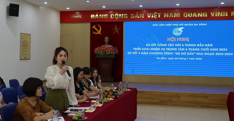 Quận Ba Đình: Nhiều công trình, phần việc vì phụ nữ, trẻ em - ảnh 5