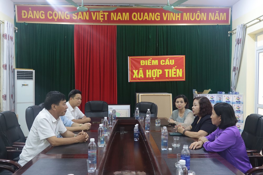 Hội LHPN Hà Nội: Động viên, hỗ trợ người dân bị thiệt hại do mưa bão tại huyện Mỹ Đức  - ảnh 5