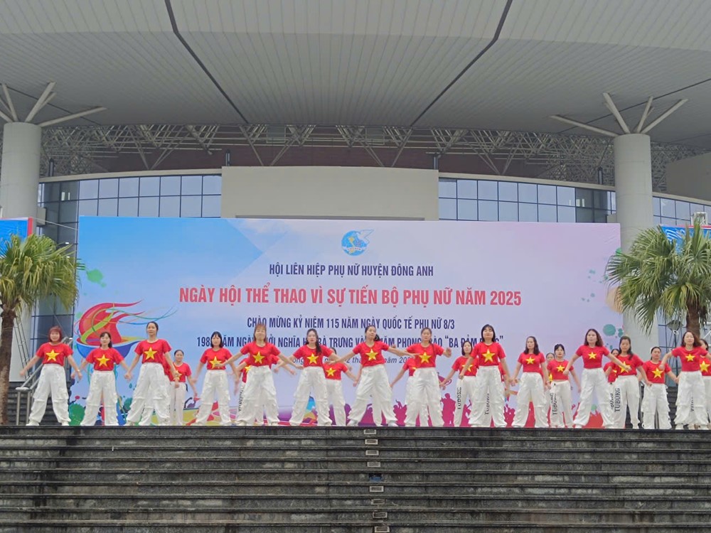 Hội LHPN huyện Đông Anh: Sôi nổi ngày hội thể thao “Vì sự tiến bộ phụ nữ” năm 2025 - ảnh 4