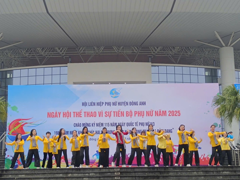Hội LHPN huyện Đông Anh: Sôi nổi ngày hội thể thao “Vì sự tiến bộ phụ nữ” năm 2025 - ảnh 6