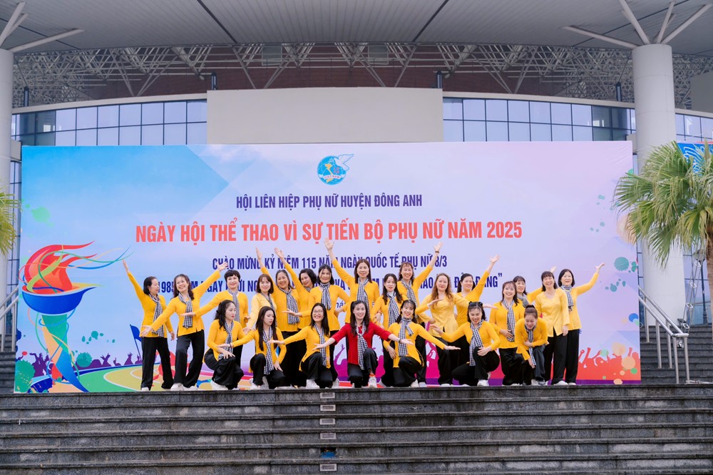 Hội LHPN huyện Đông Anh: Sôi nổi ngày hội thể thao “Vì sự tiến bộ phụ nữ” năm 2025 - ảnh 5