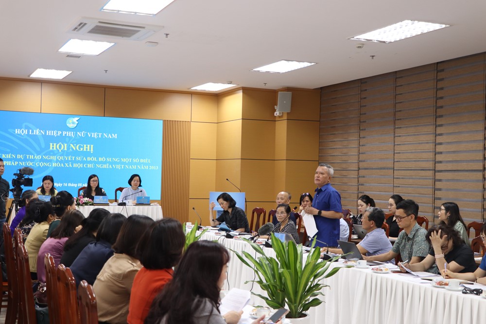 Hội LHPN Việt Nam: Lấy ý kiến dự thảo Nghị quyết sửa đổi, bổ sung một số điều của Hiến pháp năm 2013 - ảnh 3
