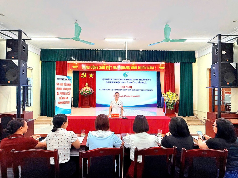 Ngày 27/6: Đồng loạt vận hành thử nghiệm bộ máy tổ chức Hội LHPN của 126 xã, phường mới - ảnh 10