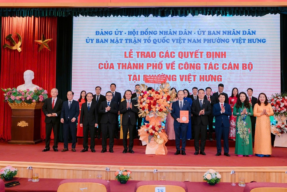Đồng chí Đường Hoài Nam giữ chức Bí thư Đảng uỷ phường Việt Hưng, TP Hà Nội - ảnh 2