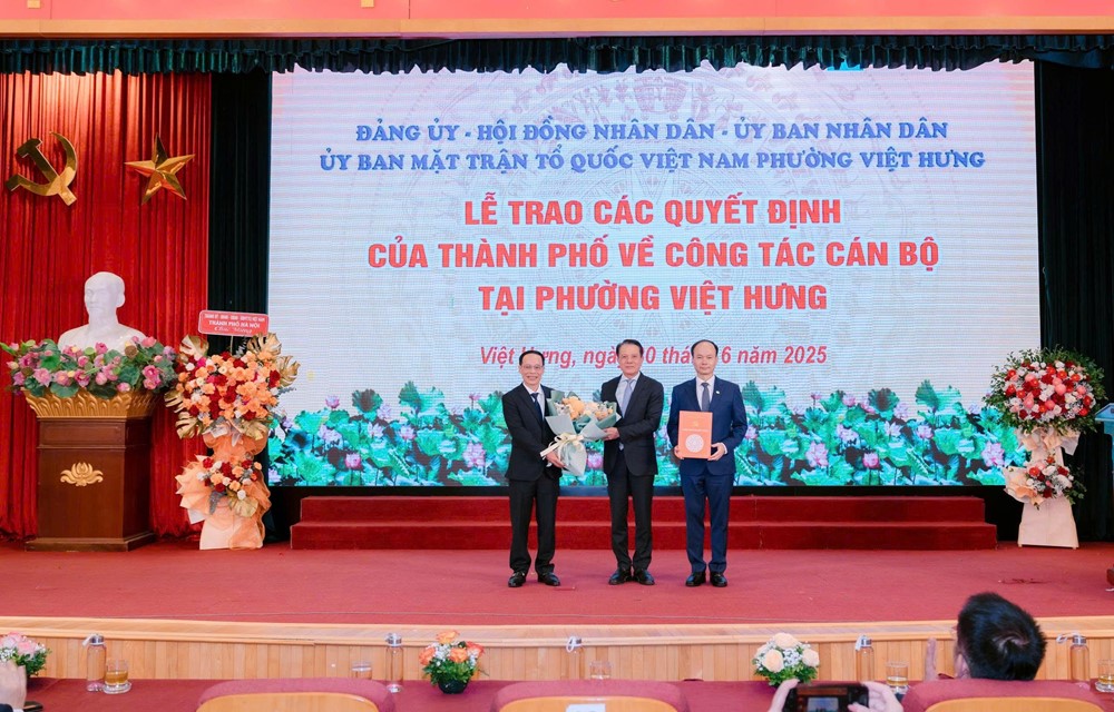 Đồng chí Đường Hoài Nam giữ chức Bí thư Đảng uỷ phường Việt Hưng, TP Hà Nội - ảnh 3