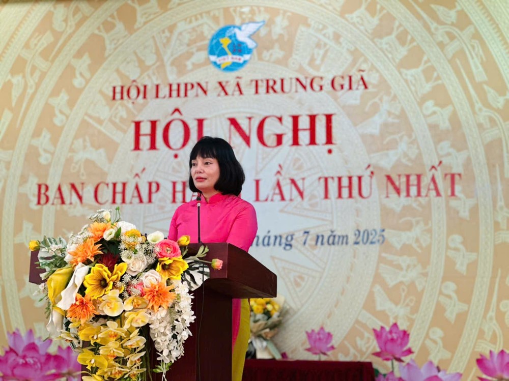 Hội LHPN xã Trung Giã, TP Hà Nội: Tổ chức hội nghị Ban chấp hành lần thứ Nhất - ảnh 4