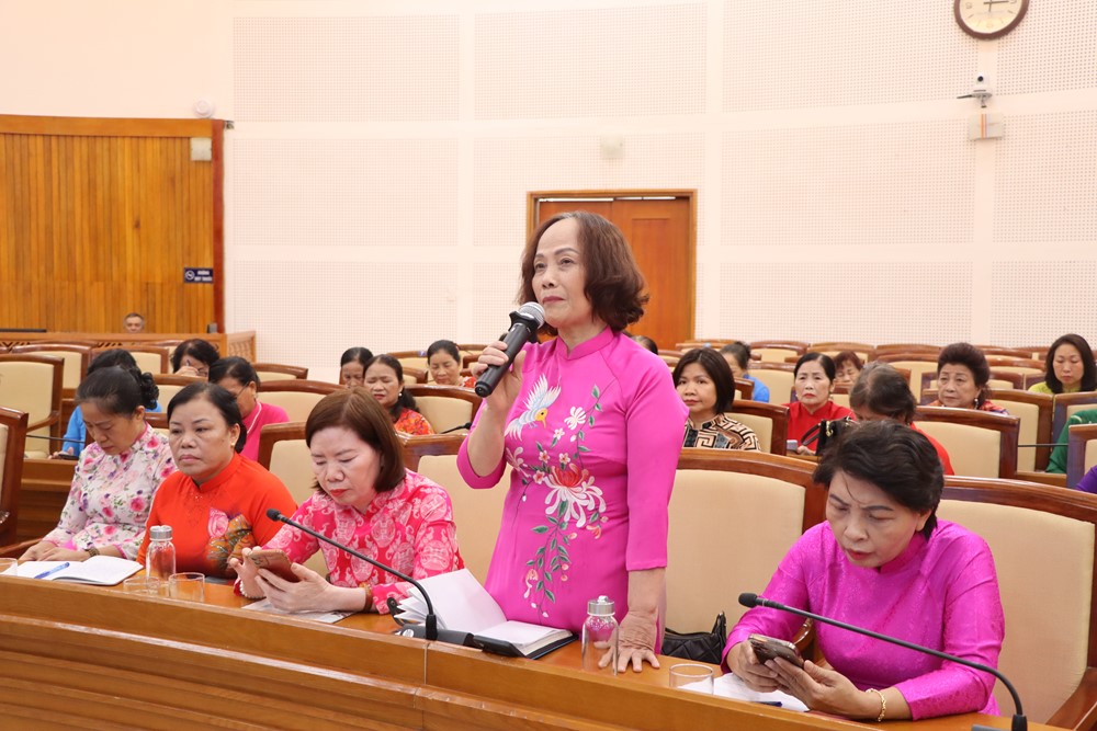Hội LHPN phường Việt Hưng, TP Hà Nội: Công bố các quyết định về công tác của tổ chức Hội  - ảnh 8