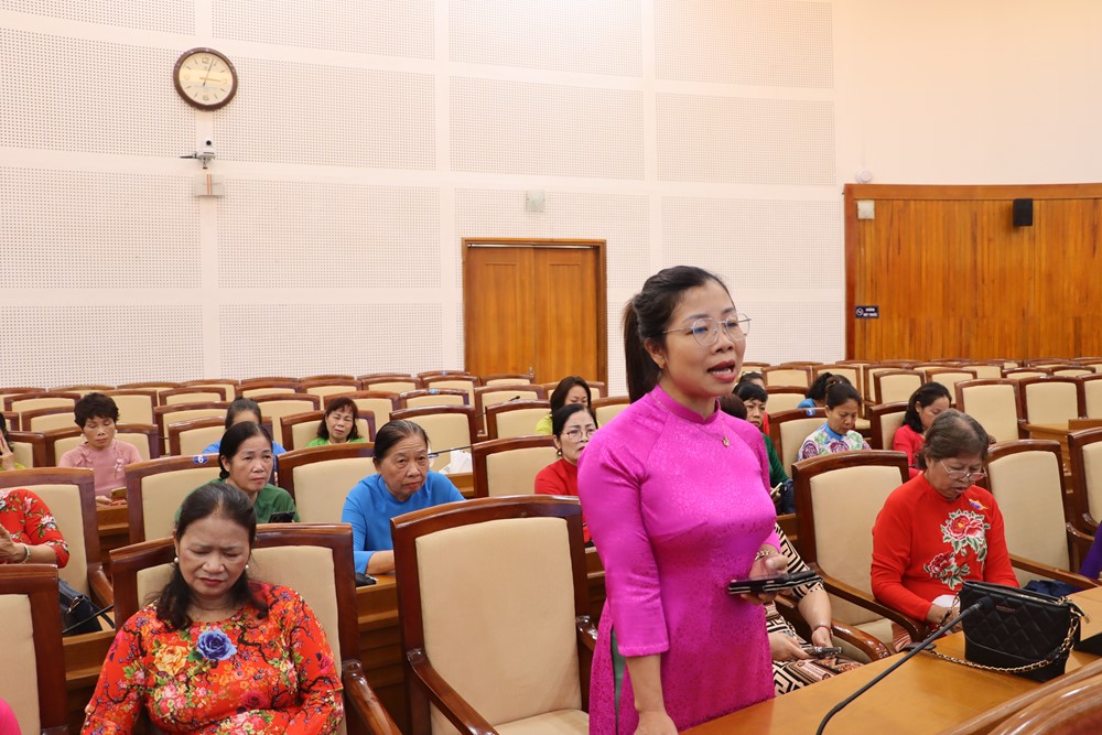 Hội LHPN phường Việt Hưng, TP Hà Nội: Công bố các quyết định về công tác của tổ chức Hội  - ảnh 7