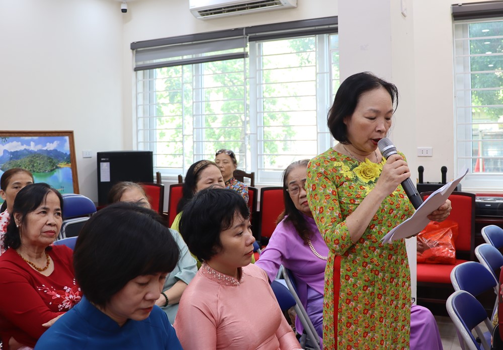 Phụ nữ phường Cửa Nam tích cực tham gia xây dựng Đảng và hệ thống chính trị - ảnh 9