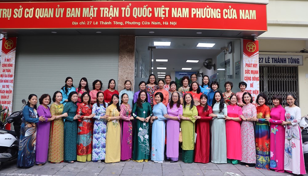 Phụ nữ phường Cửa Nam tích cực tham gia xây dựng Đảng và hệ thống chính trị - ảnh 10