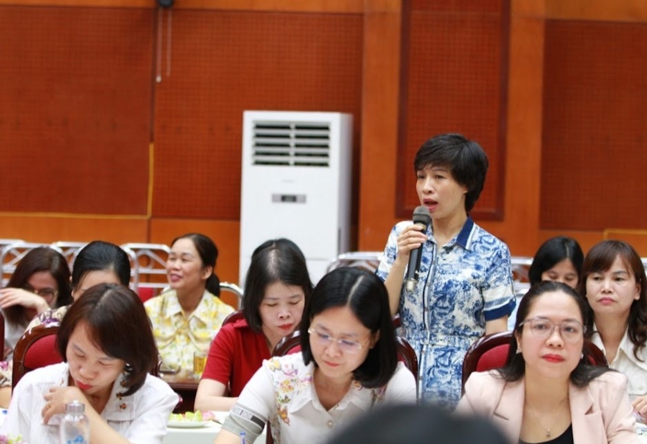 Phụ nữ say mê với công tác Hội góp phần xây dựng Thủ đô phát triển trong tình hình mới - ảnh 12