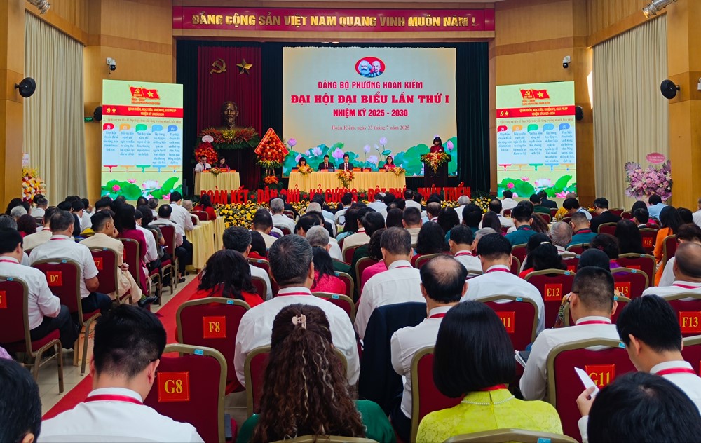 Đảng bộ phường Hoàn Kiếm:  Tổ chức thành công Đại hội đại biểu lần thứ Nhất, nhiệm kỳ 2025-2030 - ảnh 3