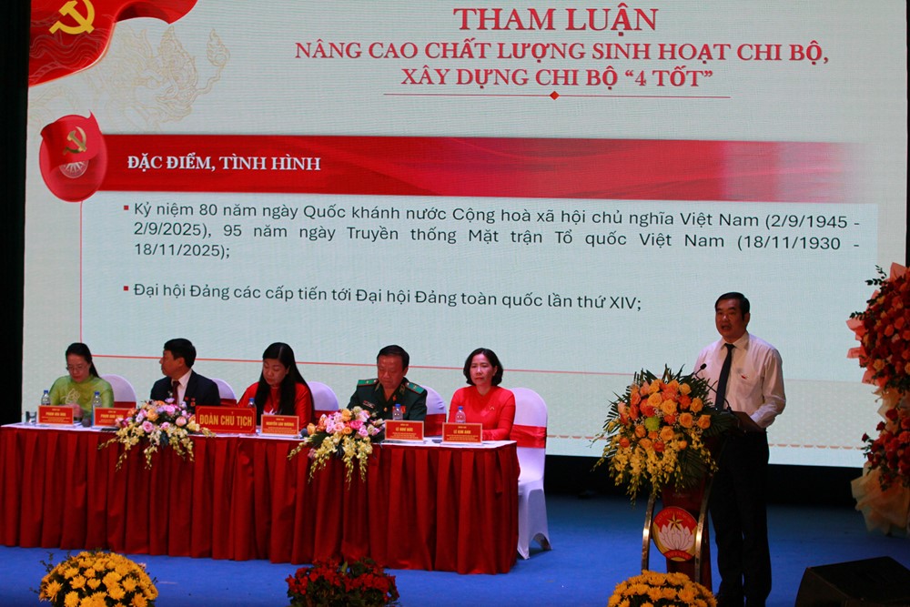 Nâng cao chất lượng sinh hoạt chi bộ, xây dựng chi bộ “4 tốt”  - ảnh 1