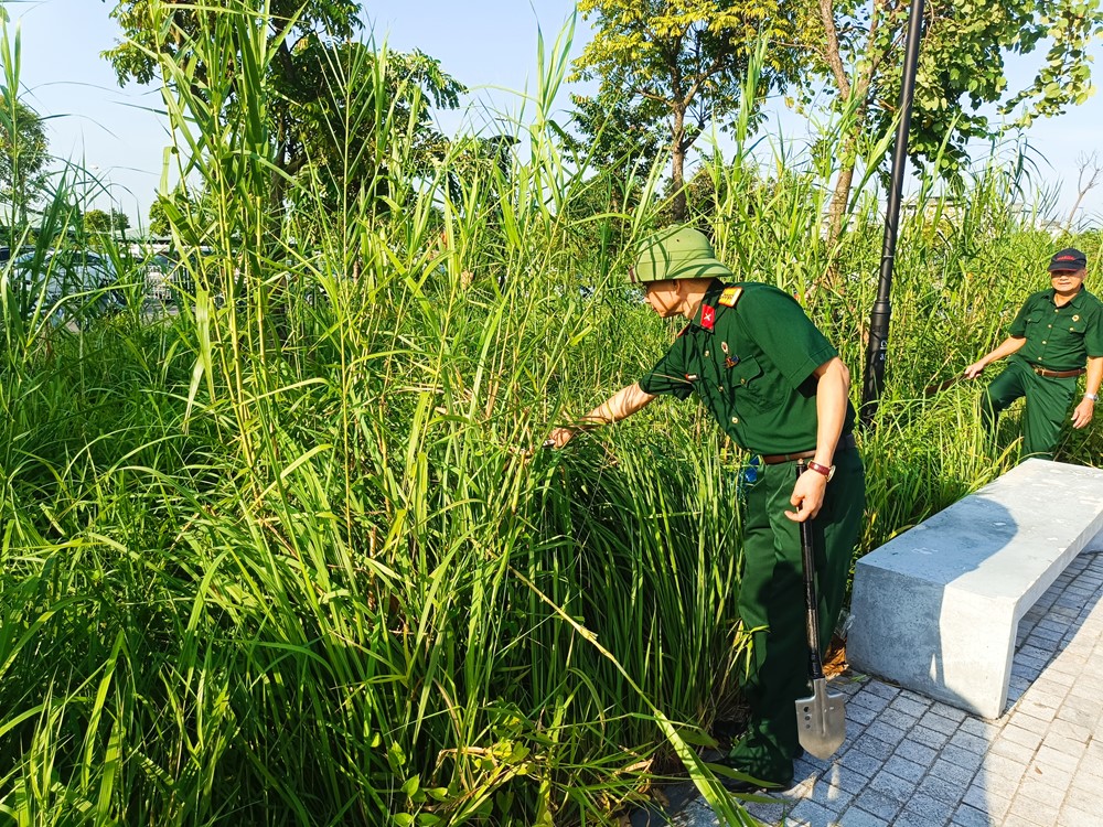 Phường Việt Hưng ra quân tổng vệ sinh môi trường - ảnh 9