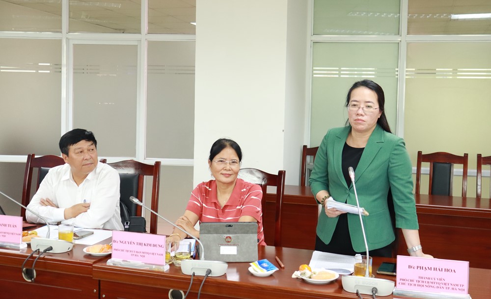 Hoạt động của Hội Phụ nữ Hà Nội có chiều sâu, khẳng định vai trò, vị thế của phụ nữ Thủ đô trong tình hình mới - ảnh 5