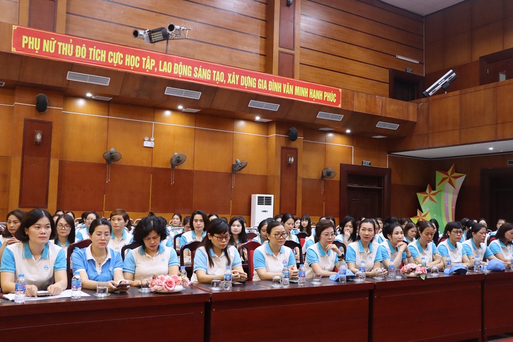 Phụ nữ Thủ đô vinh dự và tự hào được đại diện phụ nữ cả nước tham gia diễu hành dịp Quốc khánh 2/9 - ảnh 14