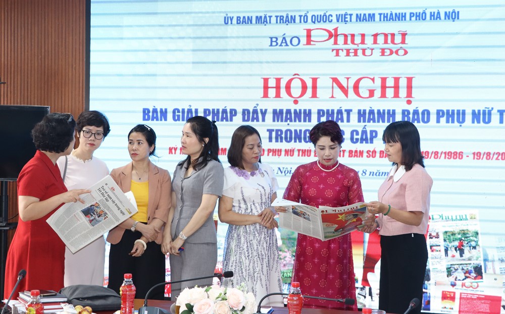 Báo Phụ nữ Thủ đô tiếp tục đồng hành với hoạt động và tổ chức Hội  - ảnh 9