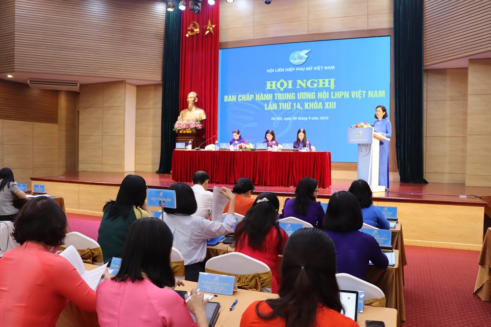 Hội nghị lần thứ 14 Ban Chấp hành TƯ Hội LHPN Việt Nam, khóa XIII thông qua nhiều nội dung quan trọng - ảnh 7