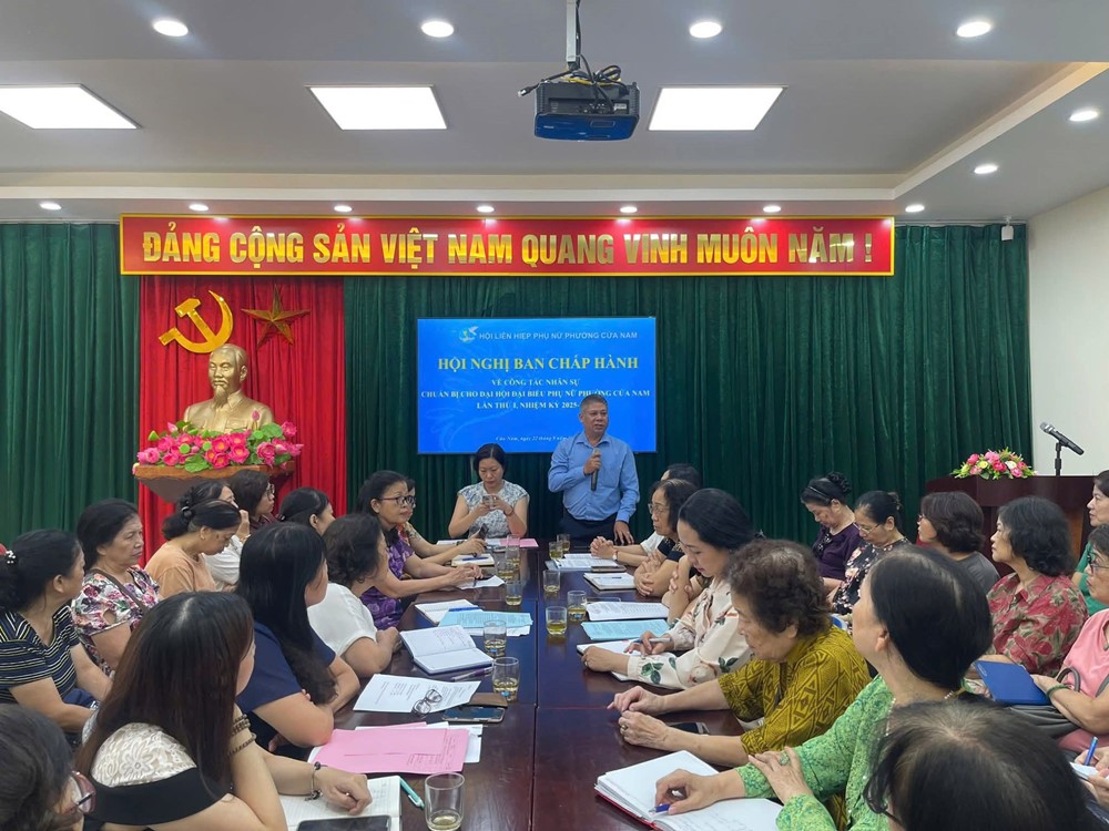 Hội LHPN phường Cửa Nam thực hiện quy trình nhân sự chuẩn bị cho Đại hội - ảnh 1
