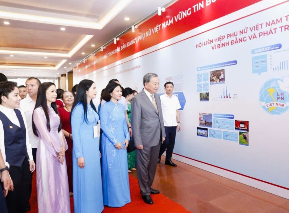 Tổng Bí thư Tô Lâm: Hội Liên hiệp Phụ nữ Việt Nam xứng đáng là địa chỉ tin cậy của phụ nữ cả nước - ảnh 5