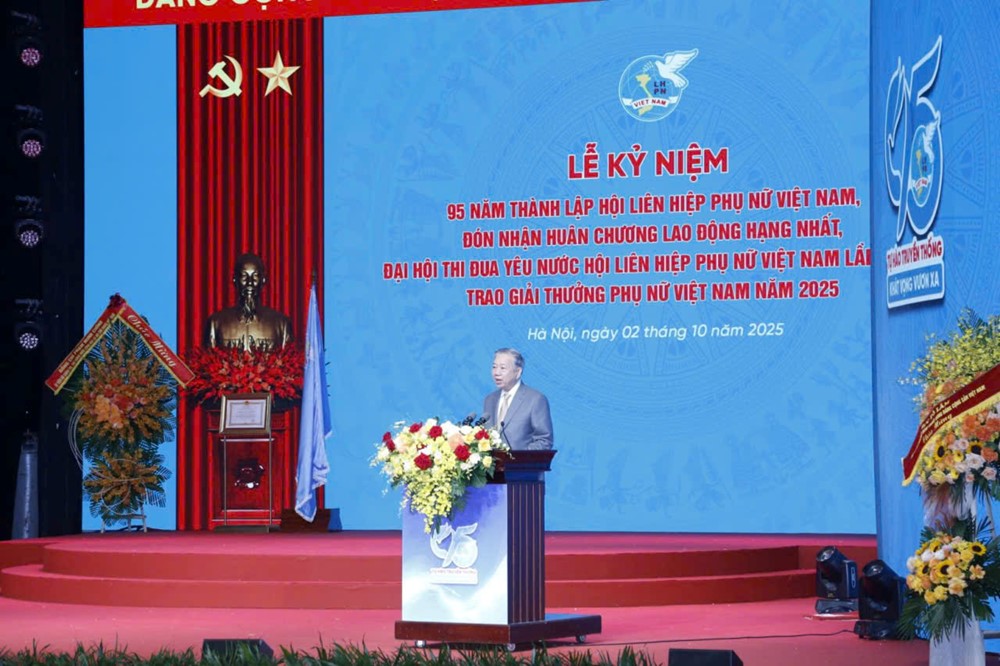 Tổng Bí thư Tô Lâm: Hội Liên hiệp Phụ nữ Việt Nam xứng đáng là địa chỉ tin cậy của phụ nữ cả nước - ảnh 1