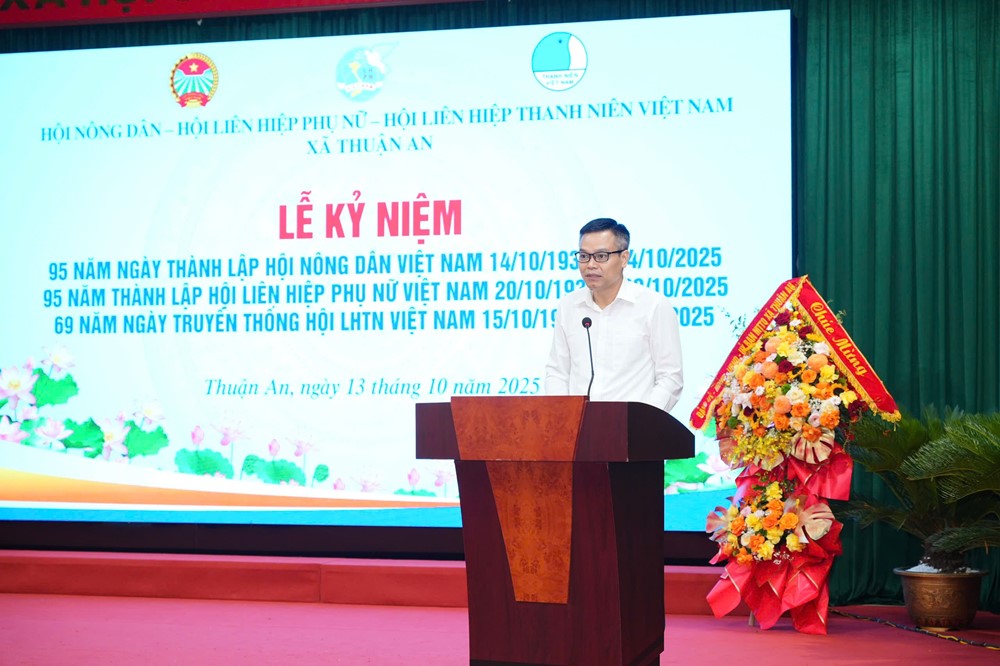 Xã Thuận An tổ chức Lễ kỷ niệm ngày thành lập Hội và khen thưởng các tập thể, cá nhân tiêu biểu - ảnh 6