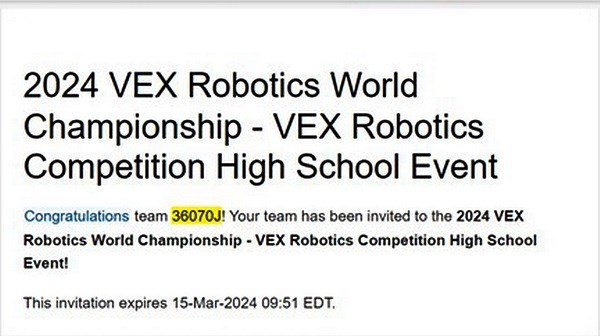 Học sinh Trường Đinh Thiện Lý xuất sắc giành vé tham dự Giải Vô địch Thế giới VEX Robotics World Championship 2024 - ảnh 6