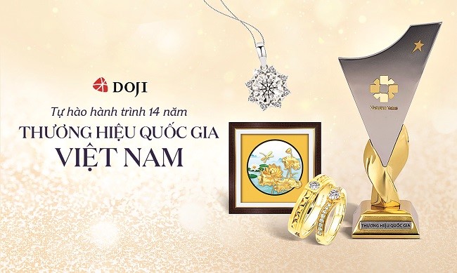 Tập đoàn Doji được vinh danh Thương hiệu quốc gia Việt Nam 14 năm liên tiếp - ảnh 1