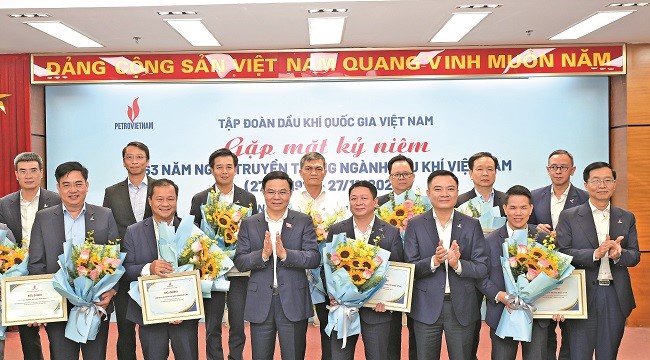 PV GAS nhận vinh danh đơn vị tiêu biểu trong thực hiện kế hoạch quản trị của Petrovietnam - ảnh 1