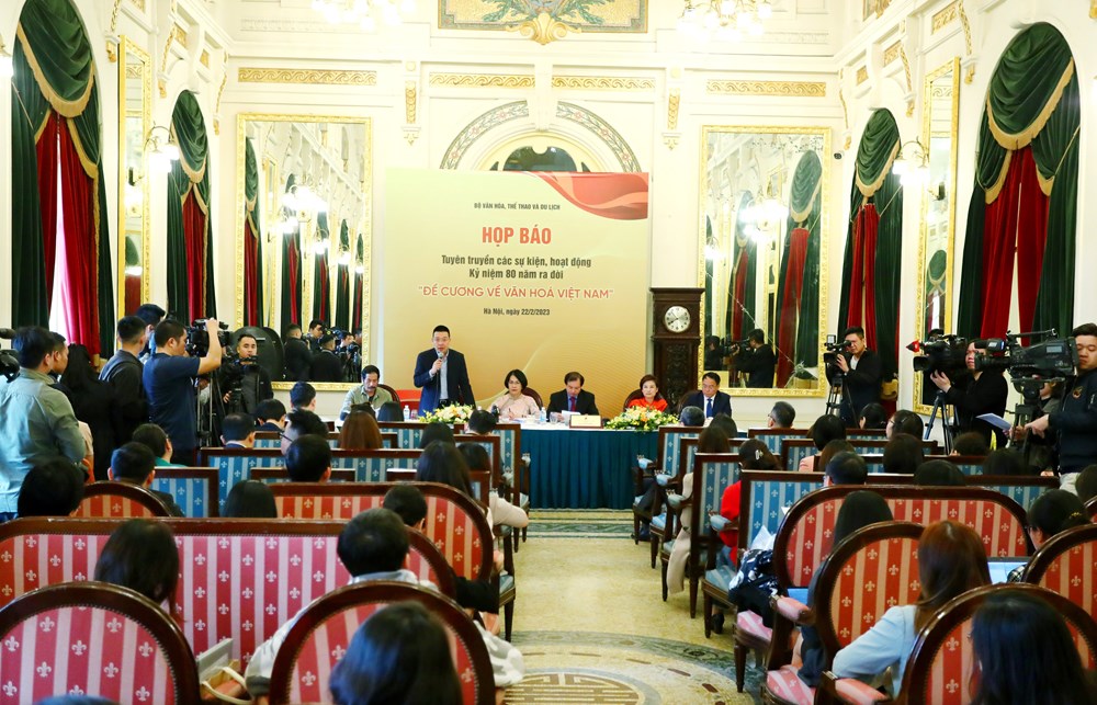 Hội thảo khoa học cấp quốc gia “80 năm Đề cương về văn hóa Việt Nam (1943-2023) - Khởi nguồn và động lực phát triển” - ảnh 1