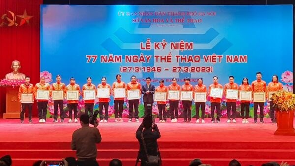 Hà Nội Khen thưởng các tập thể, cá nhân có thành tích xuất sắc tại Đại hội Thể thao toàn quốc năm 2022 - ảnh 1