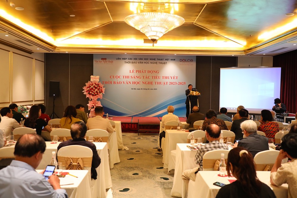Phát động Cuộc thi tiểu thuyết Thời báo Văn học nghệ thuật lần thứ nhất năm 2023-2025 - ảnh 1