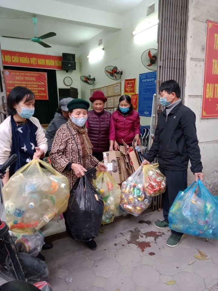 Phụ nữ quận Hoàng Mai chung sức hạn chế rác thải nhựa - ảnh 3