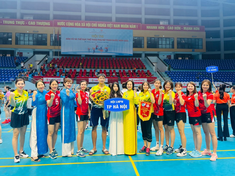 Khai mạc Hội thi Dân vũ và Thể dục thể thao phụ nữ toàn quốc năm 2023 - ảnh 2
