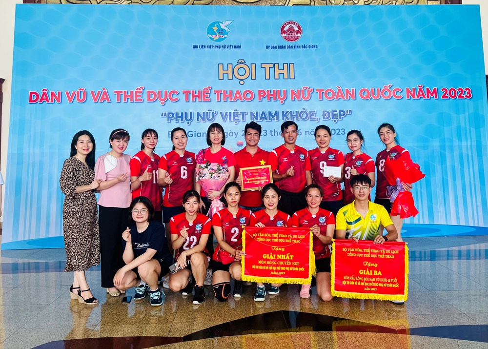 Phụ nữ Hà Nội giành giải Nhì toàn đoàn Hội thi Dân vũ và Thể dục thể thao phụ nữ toàn quốc năm 2023 - ảnh 5