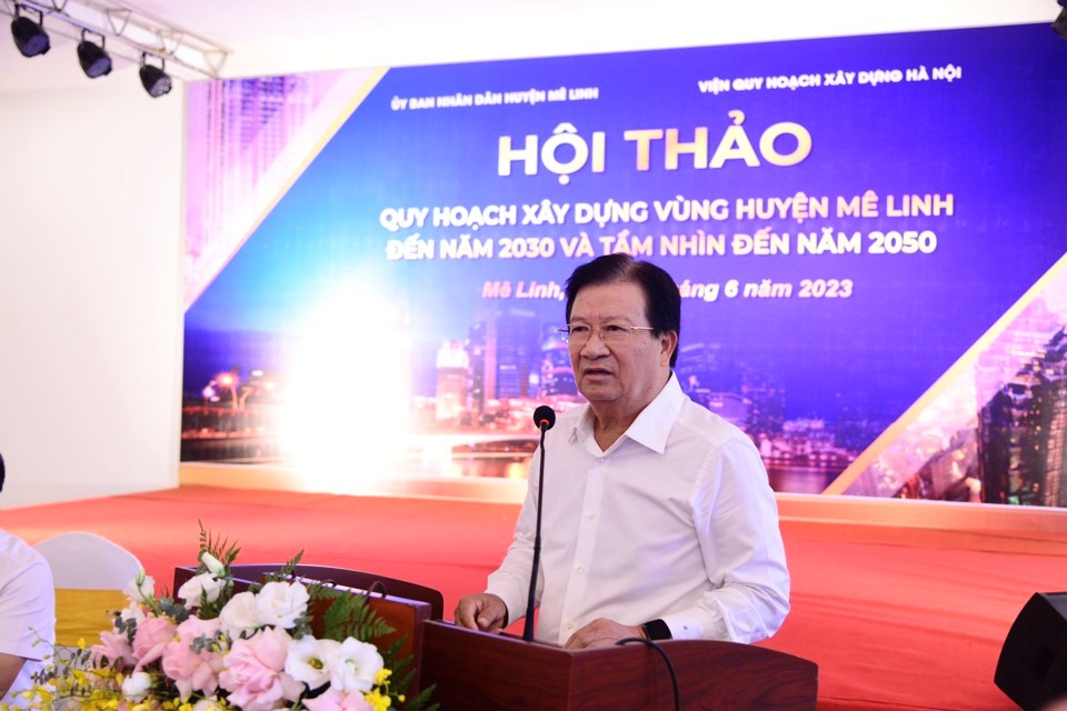 Quy hoạch huyện Mê Linh theo mô hình Một trục - hai cánh và 5 hành lang liên kết - ảnh 3
