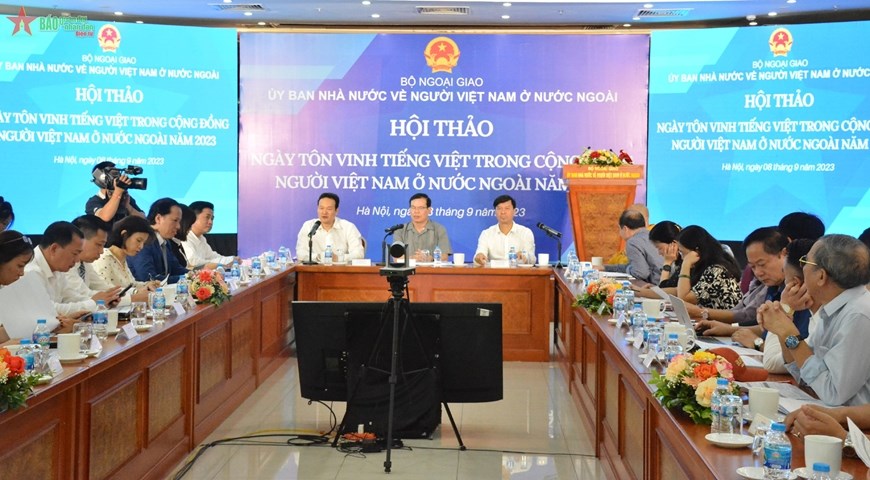 Hội thảo Ngày tôn vinh tiếng Việt trong cộng đồng người Việt Nam ở nước ngoài - ảnh 2