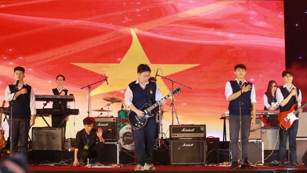 Liên hoan hợp xướng dành cho học sinh phổ thông huyện Thanh Oai - ảnh 1