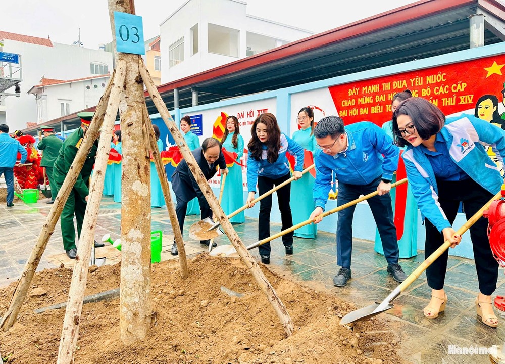 Thành Đoàn Hà Nội phát động “Tết trồng cây Đời đời nhớ ơn Bác Hồ” xuân Ất Tỵ  - ảnh 3