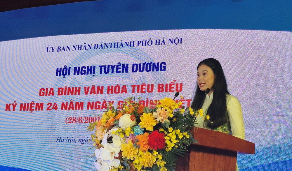 Tôn vinh 80 gia đình văn hóa tiêu biểu Thủ đô năm 2025  - ảnh 2