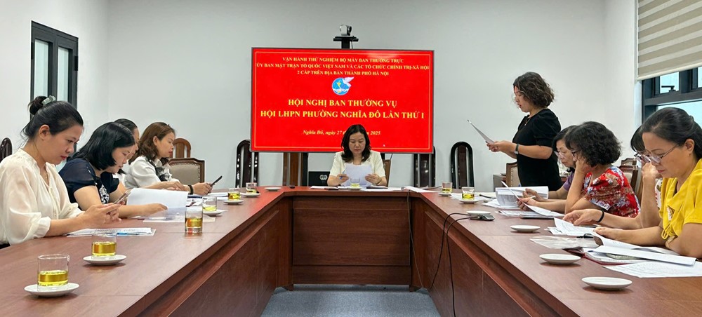  Hội LHPN phường Nghĩa Đô vận hành thử nghiệm bộ máy và triển khai nhiệm vụ trọng tâm tháng 7 - ảnh 3