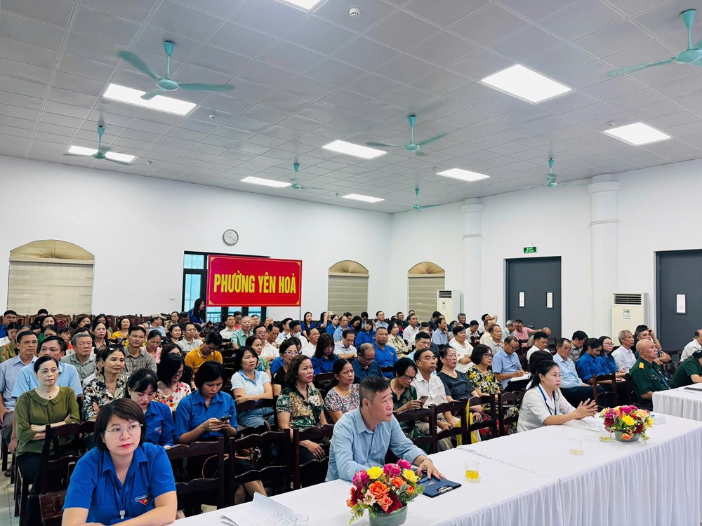  MTTQ phường Yên Hòa phát huy vai trò phục vụ nhân dân xây dựng phường ngày càng phát triển - ảnh 2
