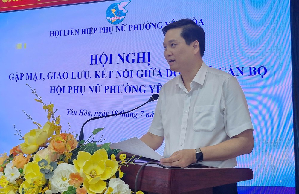 Hội LHPN phường Yên Hòa tổ chức gặp mặt cán bộ hội phụ nữ phường  - ảnh 3