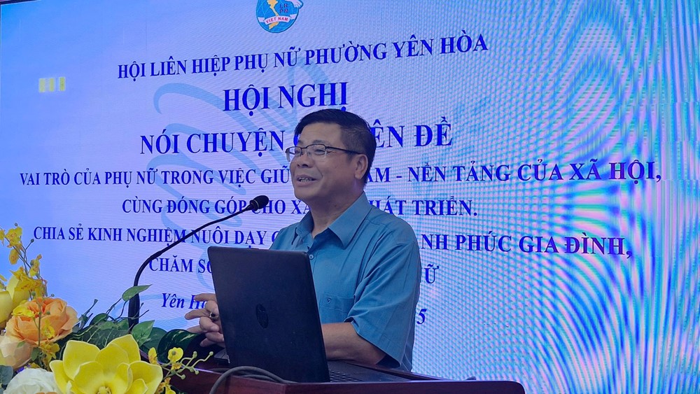 Hội LHPN phường Yên Hòa tổ chức gặp mặt cán bộ hội phụ nữ phường  - ảnh 7