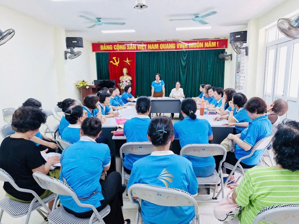 Hội LHPN phường Hai Bà Trưng hướng dẫn kiện toàn nhân sự các chi hội trực thuộc  - ảnh 1
