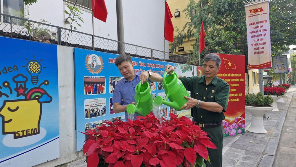 Phường Hai Bà Trưng ra mắt mô hình Tuyến phố hoa  - ảnh 5