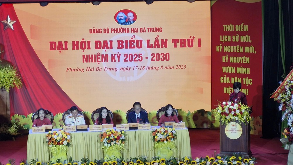  Phường Hai Bà Trưng: Đồng sức, đồng lòng thực hiện thắng lợi nhiệm vụ chính trị trong nhiệm kỳ tới - ảnh 4